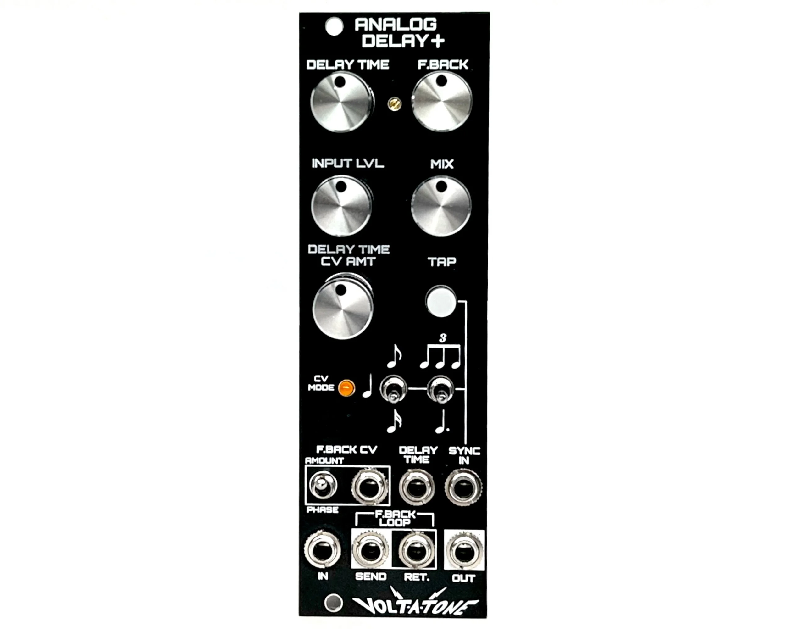 Volt-A-Tone Analog Delay+ Eurorack 8HP BBD tap tempo CV Delay